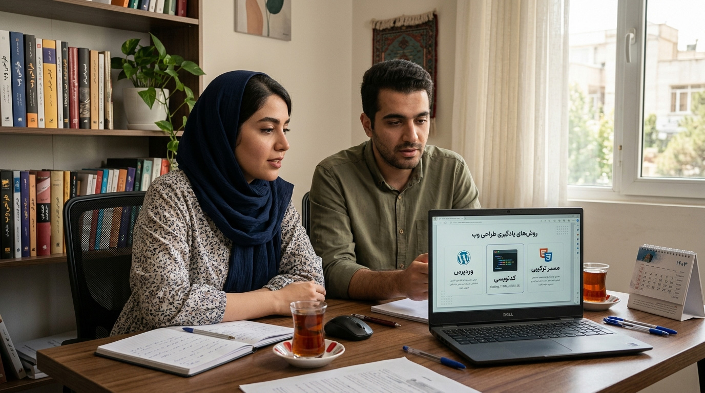 روش های یادگیری طراحی وب