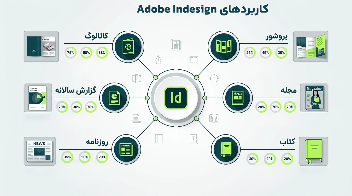 انواع کاربردهای نرم افزار ایندیزاین
