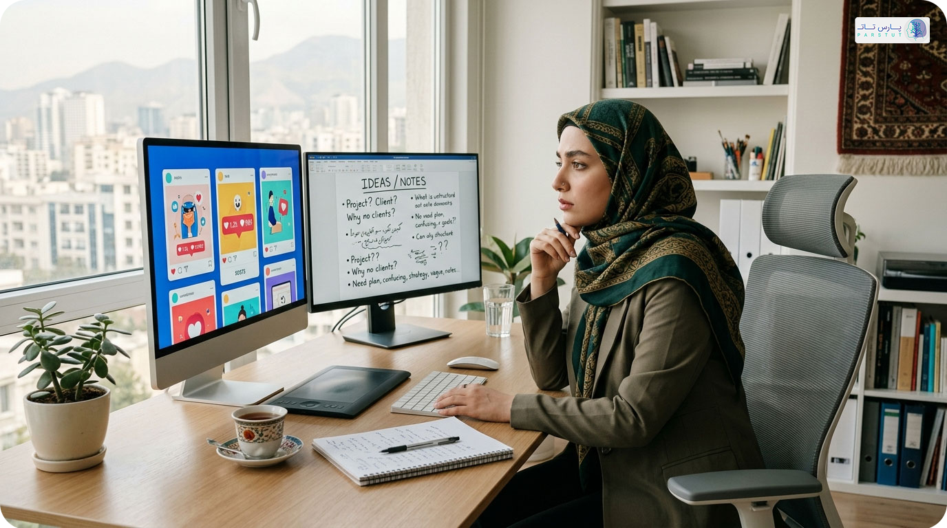مینی کیس: UI/UX دیزاینری که فقط اسکرین نذاشت