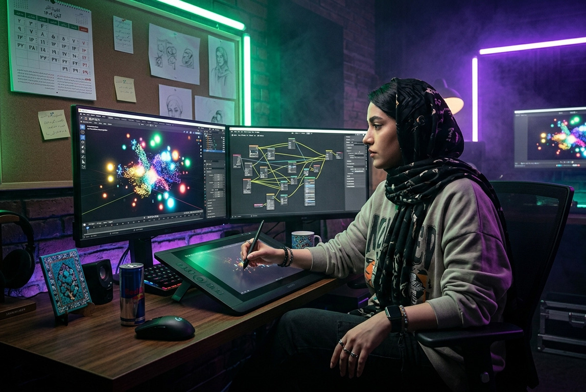 ساخت موشن گرافیک با نرم افزار بلندر