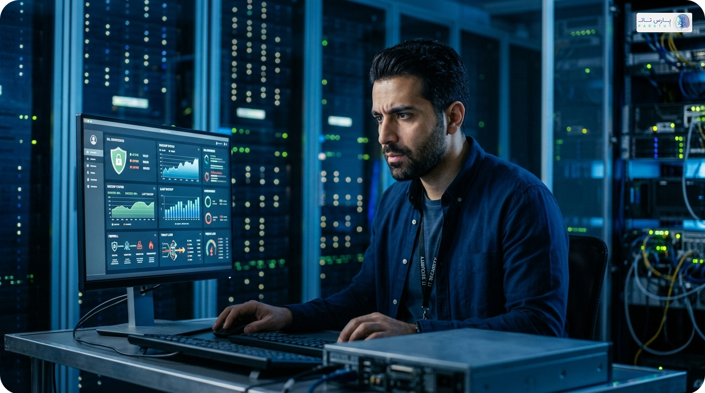 تنظیمات امنیتی و بکاپ