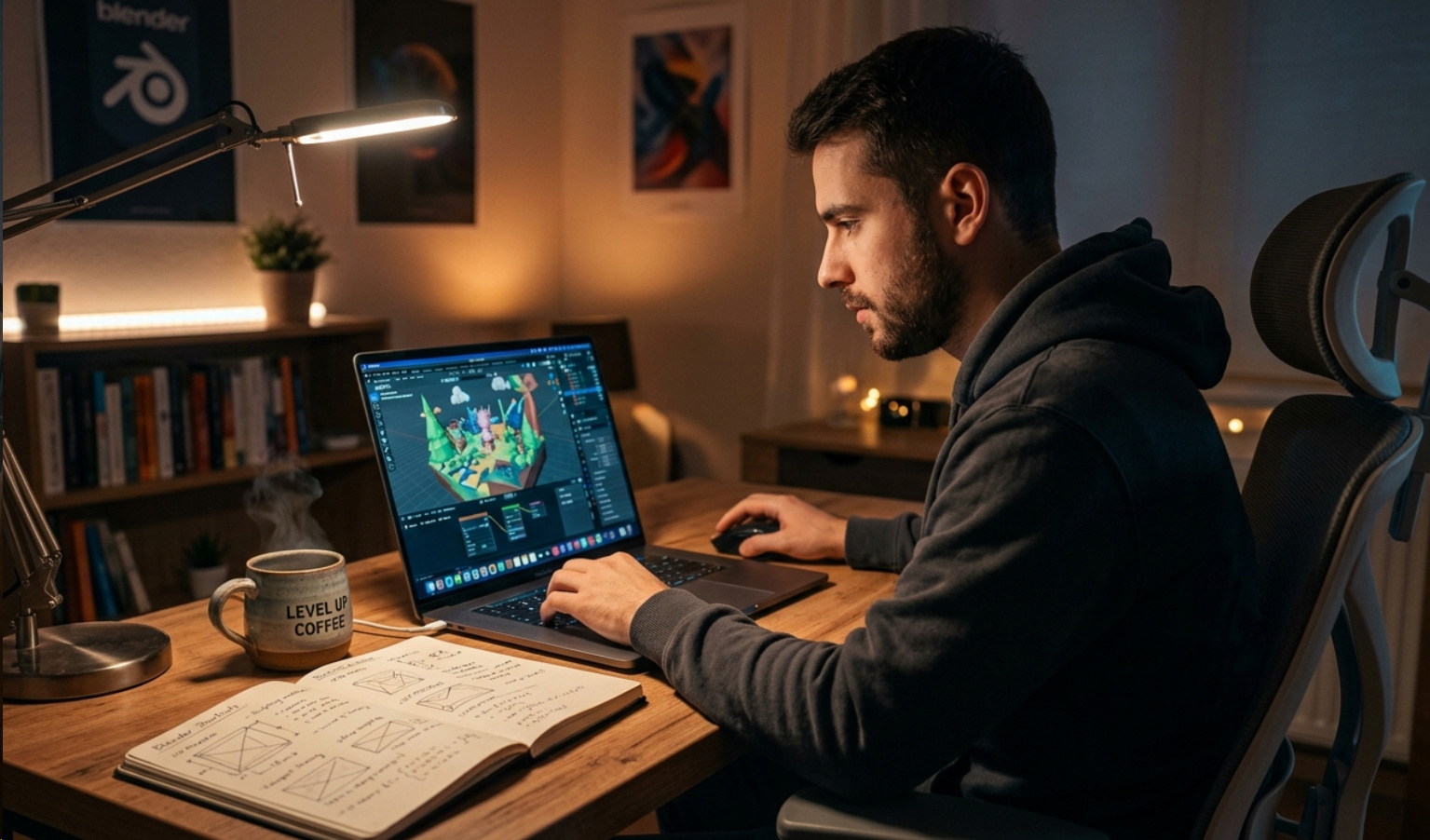 یادگیری نرمافزار بلندر